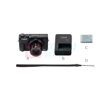 佳能 CANON 数码相机 G7 X Mark III 约2010万像素/平滑皮肤模式/4K视频拍摄 (黑色) 包含拆除wifi 蓝牙模块