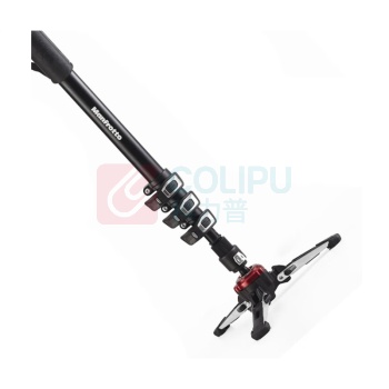 曼富图 Manfrotto 4节铝合金液压底座独脚架 MVMXPROA4 XPRO PLUS