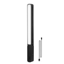 智云 ZHIYUN 补光棒灯 FR100C补光灯 五倍100W专业补光棒灯冰灯 全彩RGB双色温双重散热手持便携直播人像外补光灯黑色 LED