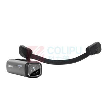 联想 LENOVO 头戴摄像机 Lx918 97*27*26mm (钛灰色) 4K云台防抖运动相机 便携式摄像头抖音视频钓鱼直播