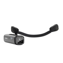 联想 LENOVO 头戴摄像机 Lx918 97*27*26mm (钛灰色) 4K云台防抖运动相机 便携式摄像头抖音视频钓鱼直播