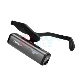联想 LENOVO 头戴摄像机 Lx918 97*27*26mm (钛灰色) 4K云台防抖运动相机 便携式摄像头抖音视频钓鱼直播