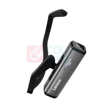 联想 LENOVO 头戴摄像机 Lx918 97*27*26mm (钛灰色) 4K云台防抖运动相机 便携式摄像头抖音视频钓鱼直播