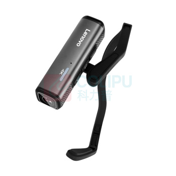 联想 LENOVO 头戴摄像机 Lx918 97*27*26mm (钛灰色) 4K云台防抖运动相机 便携式摄像头抖音视频钓鱼直播