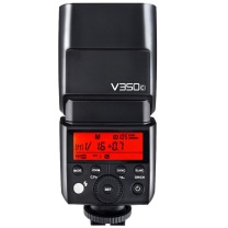 神牛 Godox 佳能微单相机高速同步闪光灯 V350-C 外置TTL便携锂电池热靴机顶闪光灯
