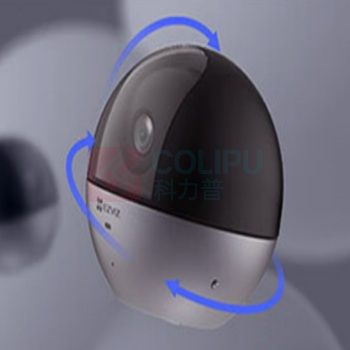 萤石 云摄影头监控摄像 C6WI-8MP 800万4K极清+64G卡 