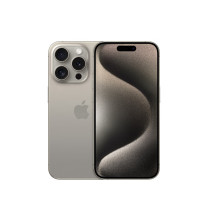 苹果 Apple 双卡双待手机 iPhone 15 Pro 256GB 支持移动联通电信5G (原色钛金属)