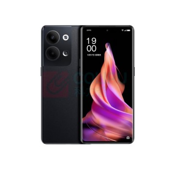 OPPO 智能手机 Reno9 12GB+512GB 6400万水光人像镜头 120Hz OLED超清曲面屏 4500mAh大电池 (皓月黑) 7.19mm轻薄 5G手机