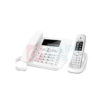 飞利浦 PHILIPS 办公一拖一子母电话机 DCTG496 (黑色/白色) 如需指定颜色请备注