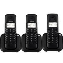 摩托罗拉 MOTOROLA 电话机 T301C 一拖二 (黑色)