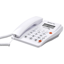 齐心 Comix 电话机 T100 210*173*78mm (白色) 双接口