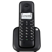 摩托罗拉 MOTOROLA 无绳电话机一拖一 黑色 T302C