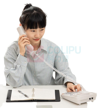得力 deli 电话机 DP762 (白色)