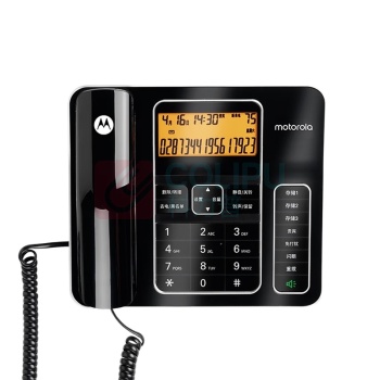 摩托罗拉 MOTOROLA 电话机 CT340C (黑色)