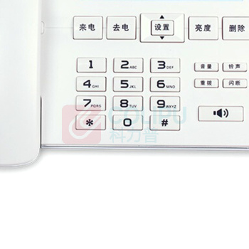 飞利浦 PHILIPS 电话机 CORD218 免提通话 (白色)