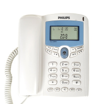 飞利浦 PHILIPS 电话机 TD-2816 双接口 (白色) 双接口