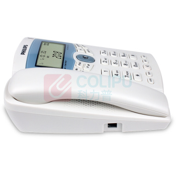 飞利浦 PHILIPS 电话机 TD-2816 双接口 (白色) 双接口
