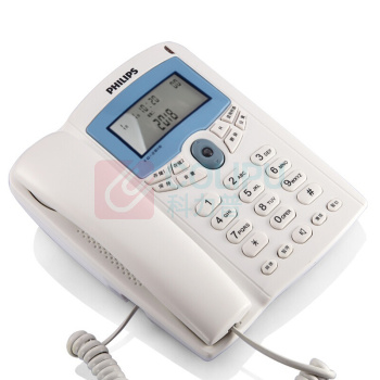 飞利浦 PHILIPS 电话机 TD-2816 双接口 (白色) 双接口