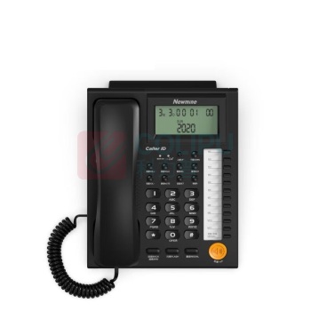 纽曼 Newmine 办公电话机 HA1898TSD-418 支持耳麦通话 (黑色)