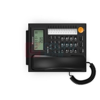 纽曼 Newmine 办公电话机 HA1898TSD-418 支持耳麦通话 (黑色)