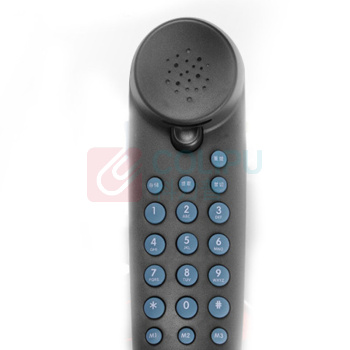 飞利浦 PHILIPS 壁挂式电话机 TD2801 桌壁两用 (黑色)