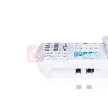 飞利浦 PHILIPS 电话机 CORD168 高清大屏 (白色)