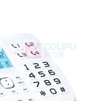 飞利浦 PHILIPS 电话机 CORD168 高清大屏 (白色)