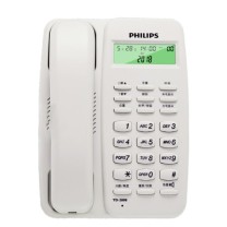 飞利浦 PHILIPS 电话机 TD-2808 免电池 (白色)
