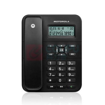 摩托罗拉 MOTOROLA 电话机 CT202C 免提通话 (黑色)