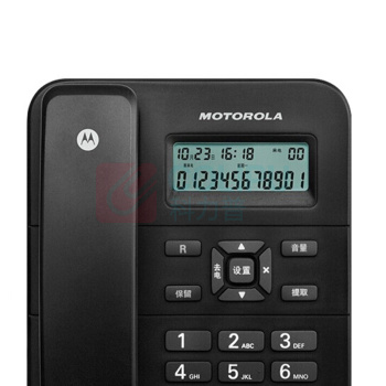 摩托罗拉 MOTOROLA 电话机 CT202C 免提通话 (黑色)