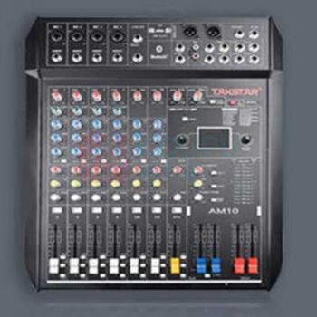 得胜 TAKSTAR 十路调音台 立体声带蓝牙USB效果器10路模拟调音台 AM10  会议户外集会活动演出模拟调音台