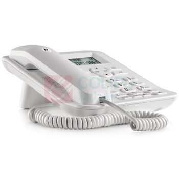摩托罗拉 MOTOROLA 有绳电话机 CT410C 双接口 免电池 (白色)