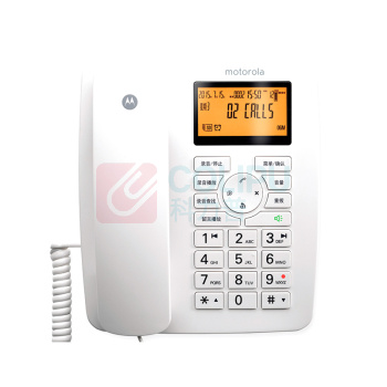 摩托罗拉 MOTOROLA 有绳电话机 CT111C 16G内存卡 (白色)