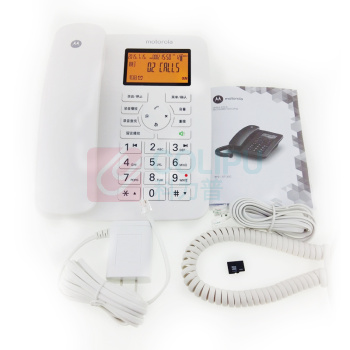 摩托罗拉 MOTOROLA 有绳电话机 CT111C 16G内存卡 (白色)