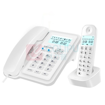 飞利浦 PHILIPS 无绳电话机 DCTG167 一拖一子母机 (白色)