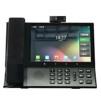 平治东方 8英寸彩色液晶电容触摸屏会议电话机 A8698 免打扰/PSTN+IP线路 (黑色)