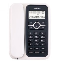 飞利浦 PHILIPS 电话机 CORD020 免电池 (白色)