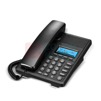 纽曼 Newmine IP商务办公电话 HL2008TSD-208(R) 2.3英寸黑白屏 (黑色)