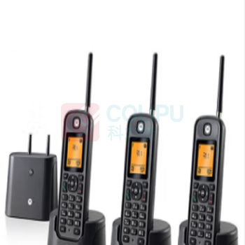摩托罗拉 MOTOROLA 子母电话机 0201C 包含一台母机，两台子机 