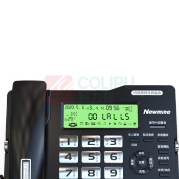 纽曼 Newmine 录音电话机 HL2008TSD-518(R) (黑色) 标配4G