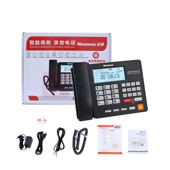 纽曼 Newmine 录音电话机 HL2008TSD-2087(R) 录音2240h (黑色)