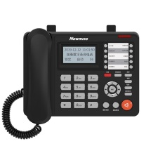 纽曼 Newmine 行业专用录音电话 HL2008TSD-318(R) (黑色) 商务办公座机 答录留言 黑白名单电话 一键拨号