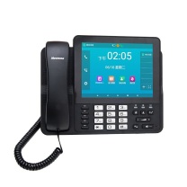 纽曼 Newmine 智能双模IP话机 HL2008TSD-848(R)8000小时 (黑色) 8英寸 家用办公触屏固话座机 录音时长8000小时
