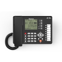 纽曼 Newmine 数字录音电话 HL2008TSD-2482(R)32G (黑色) 录音2240小时 来电显示 智能管理 商务办公固定电话