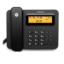 摩托罗拉 MOTOROLA 录音电话机 CT800RC 自动/手动录音 (黑色) 联机存储