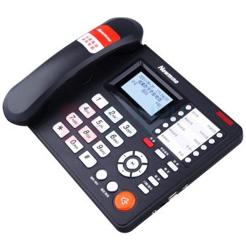 纽曼 Newmine 录音电话机 HL2008TSD-2082(R) 内置8G卡/录音1120小时 (黑色)