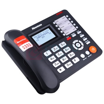 纽曼 Newmine 录音电话机 HL2008TSD-2082(R) 内置8G卡/录音1120小时 (黑色)