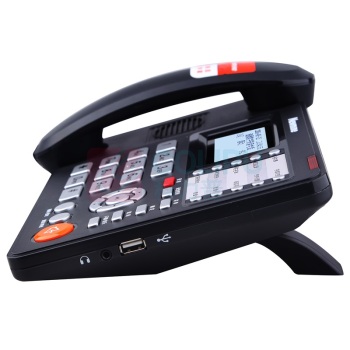 纽曼 Newmine 录音电话机 HL2008TSD-2082(R) 内置8G卡/录音1120小时 (黑色)