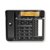摩托罗拉 MOTOROLA 录音电话机 CT700C 内置16G卡/录音2750小时 (黑色)