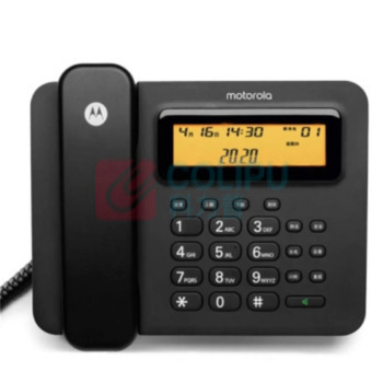 摩托罗拉 MOTOROLA 连接电脑录音电话机 固定座机 办公家用营销话务客服 商务软件海量存储 批量拨打名片弹屏 CT800RC